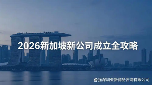 注册新加坡公司